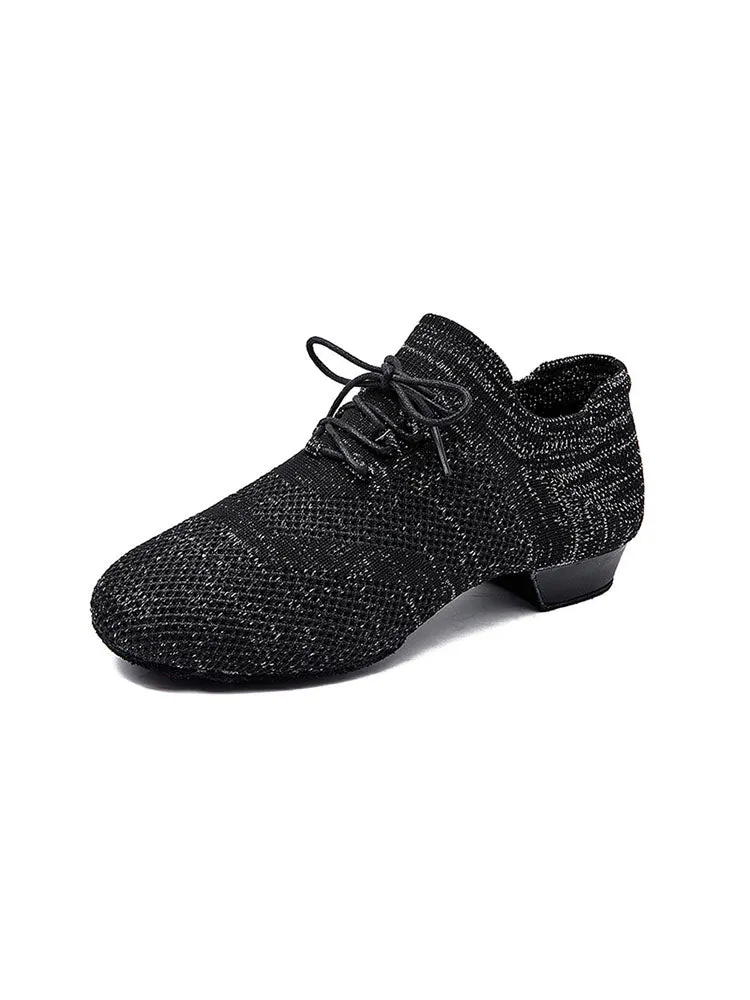 Summer Mid-heel Latin Soft-soled Training Dance Shoes