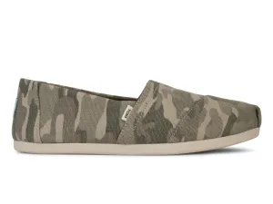 Toms Women's CloudBound Alpargata Forest Camo Print Slip On Shoe