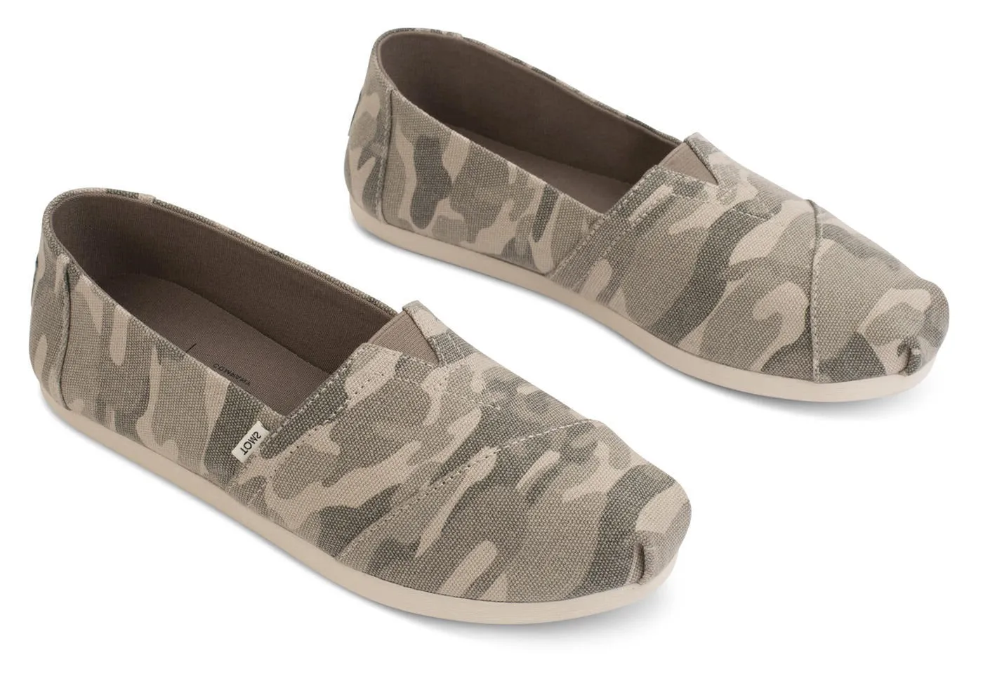 Toms Women's CloudBound Alpargata Forest Camo Print Slip On Shoe