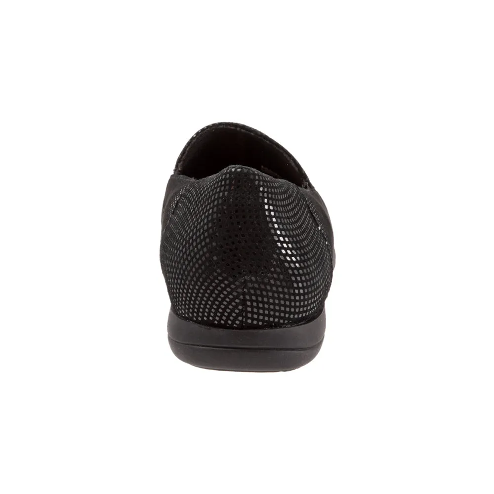 Trotters Deanna Slip-On Black Mini Dots (Women's)
