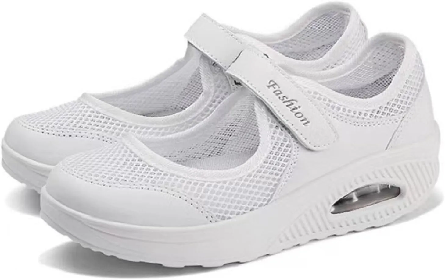 Women Slip On Walking Sneakers Mesh Lightweight Tennis Workout Non Slip Running Shoes