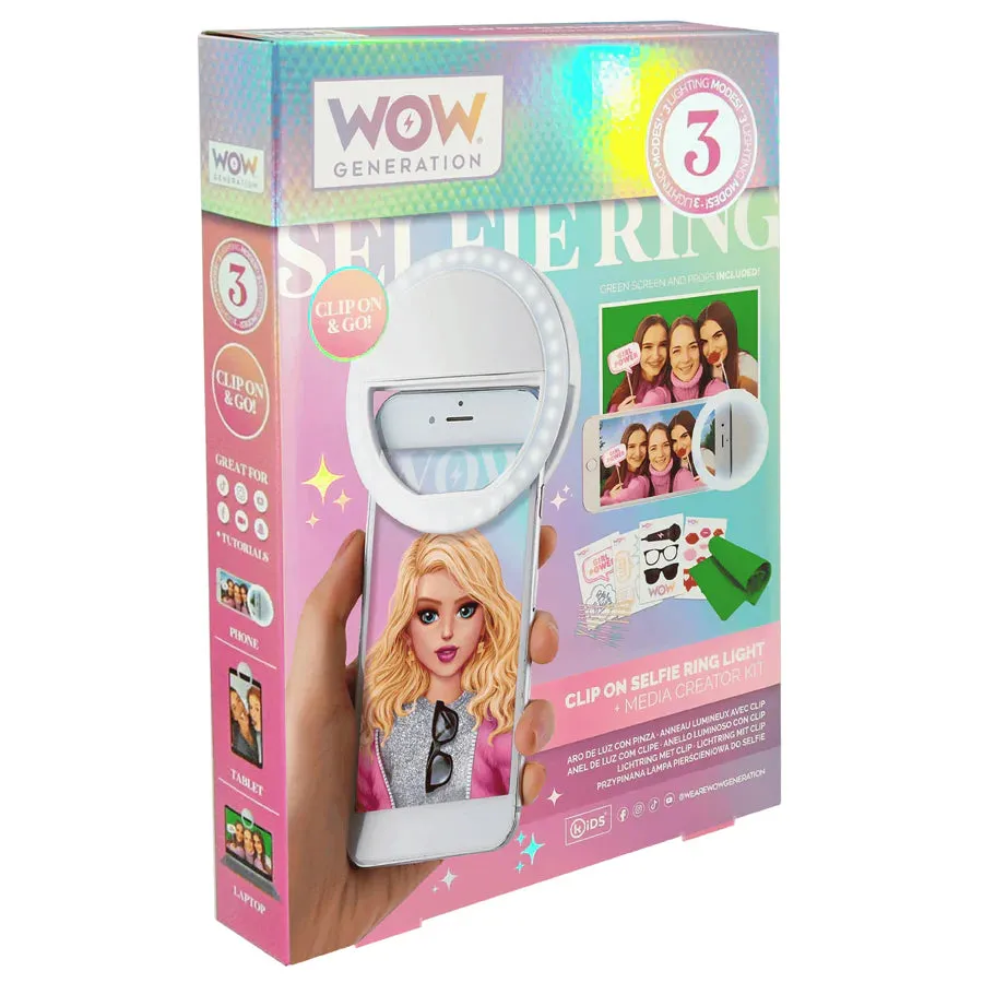 Wow Generation Selfie Light With Accessories